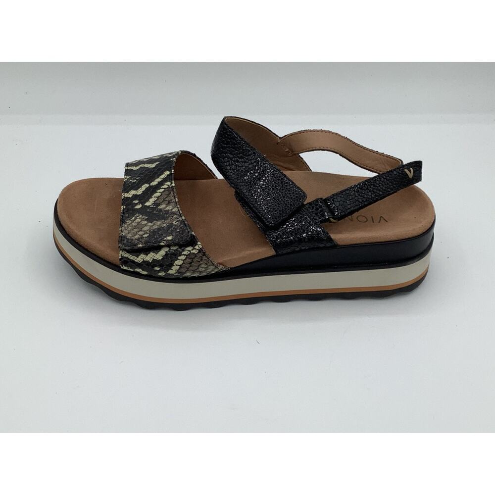 Vionic Size 8 Slide Wedges Snake Print Sandals - image 5